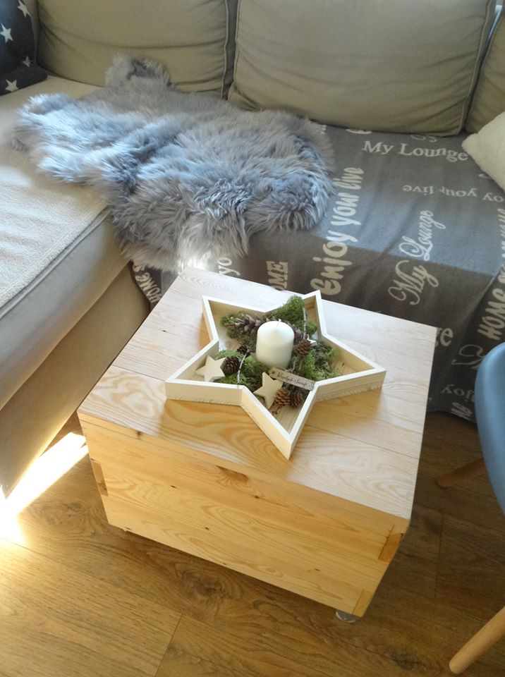Wooden star tray