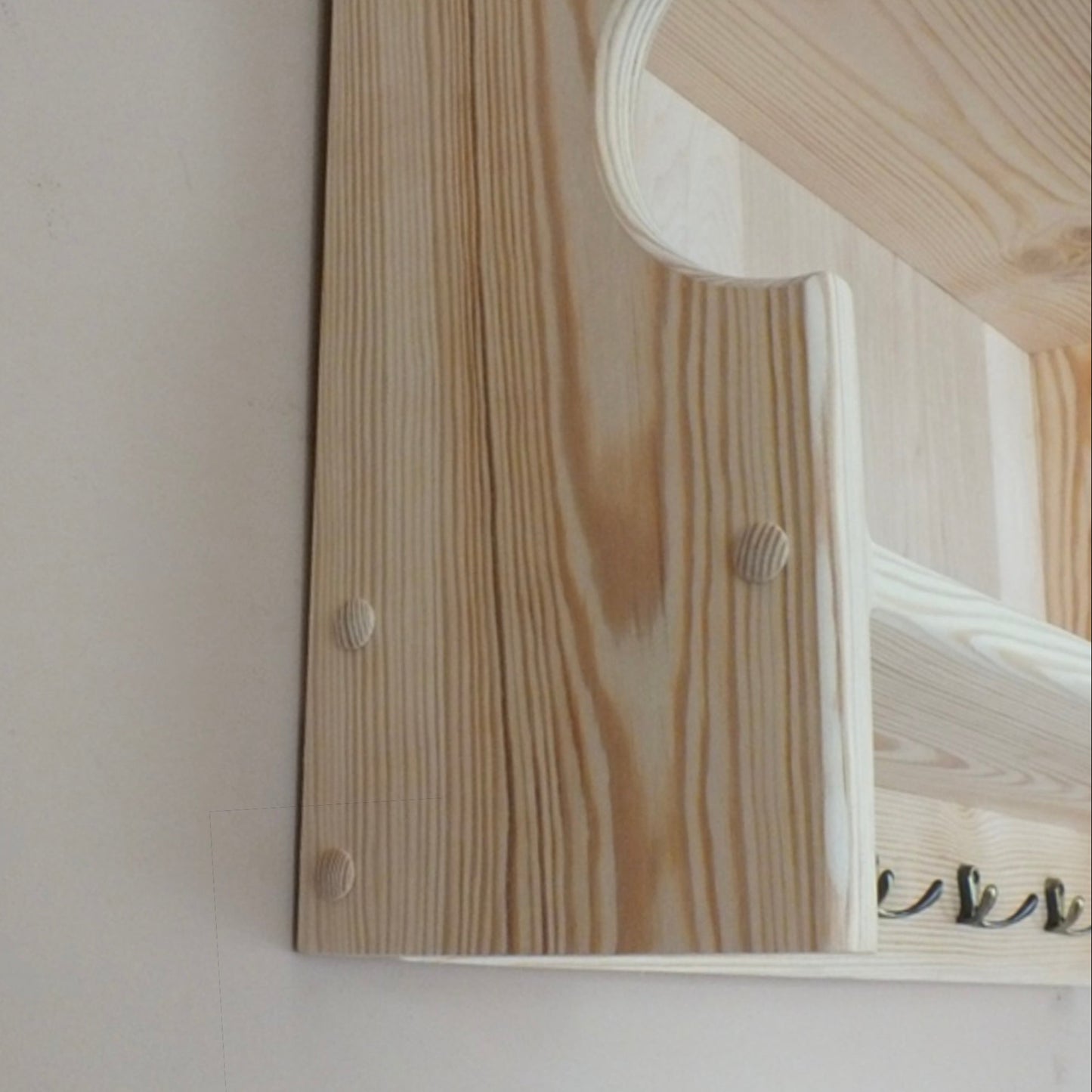 Claudine — Kitchen Wall Cabinet with Hooks