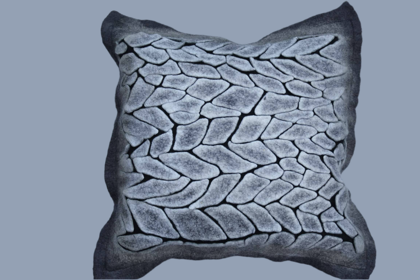 Handmade Wool Felted Cushion Cover