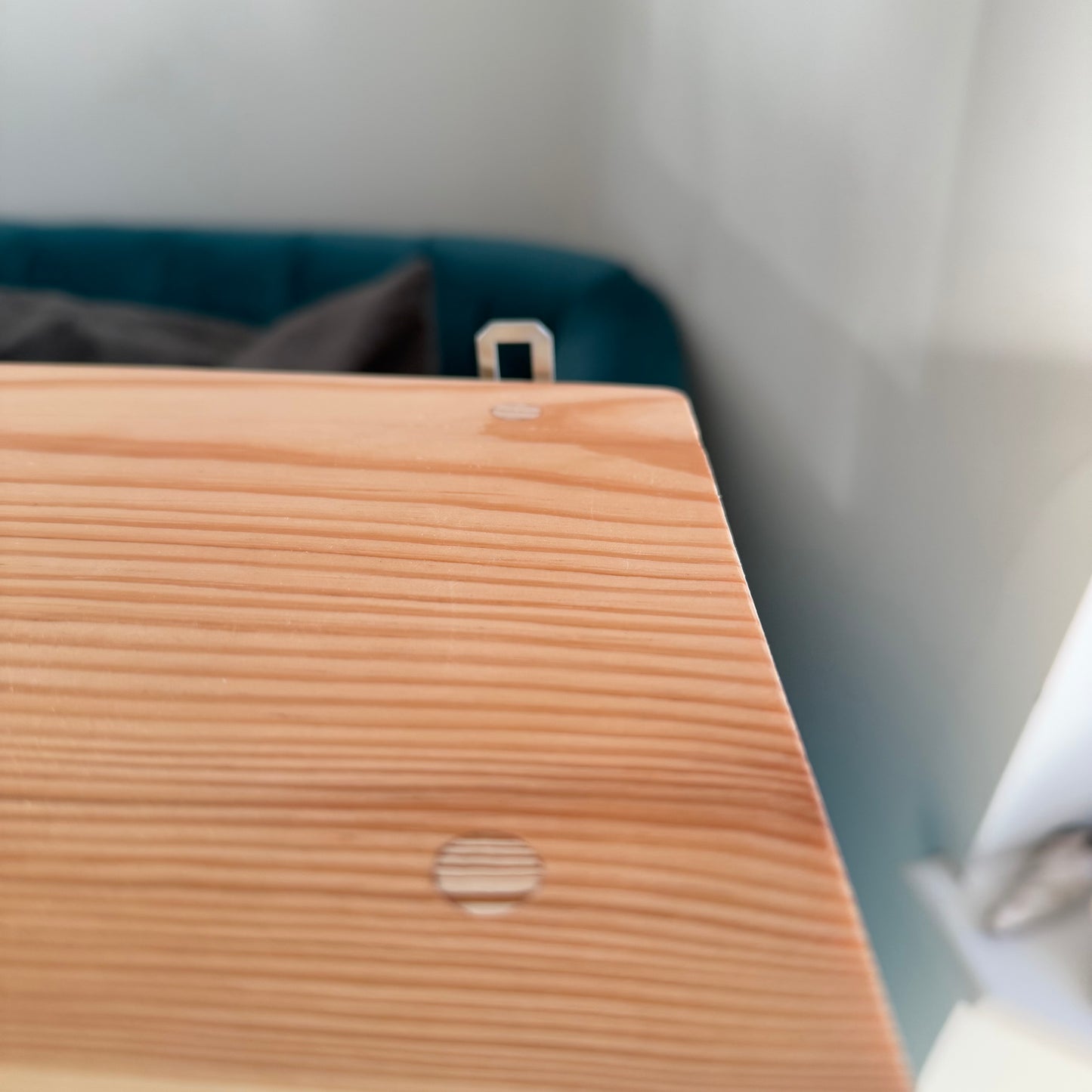 Solid Pine Handmade Kitchen Open Shelving