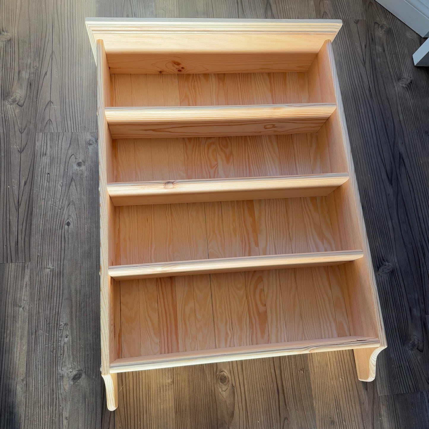 Solid Pine Handmade Kitchen Open Shelving