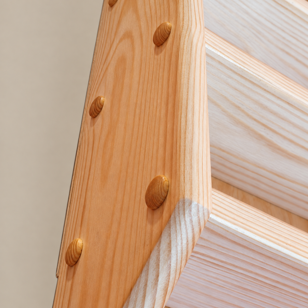 Lisette — Rustic Solid Pine Kitchen Wall Shelf