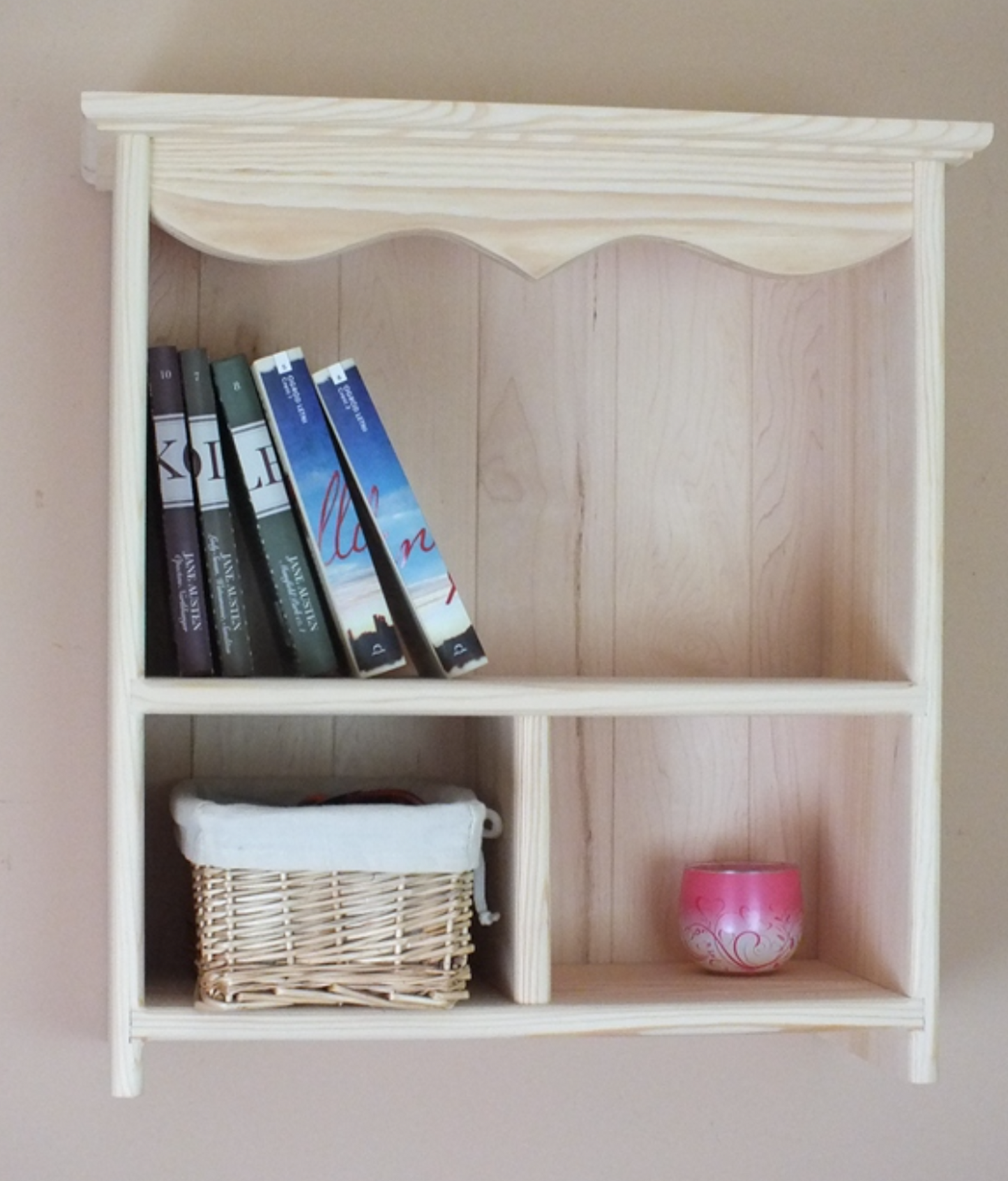 s89 Crafted from solid pine cottage wall mounted shelving