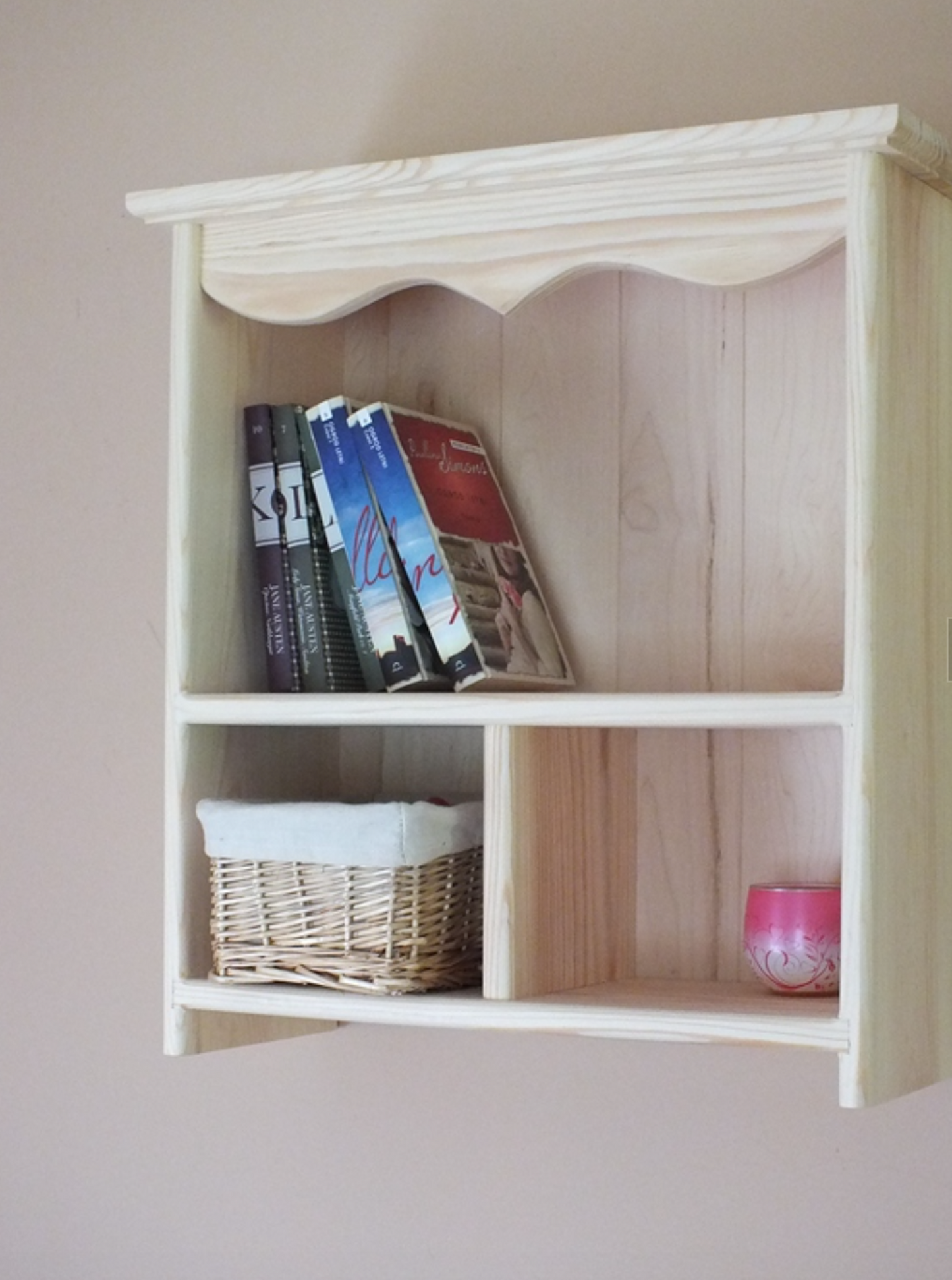 s89 Crafted from solid pine cottage wall mounted shelving