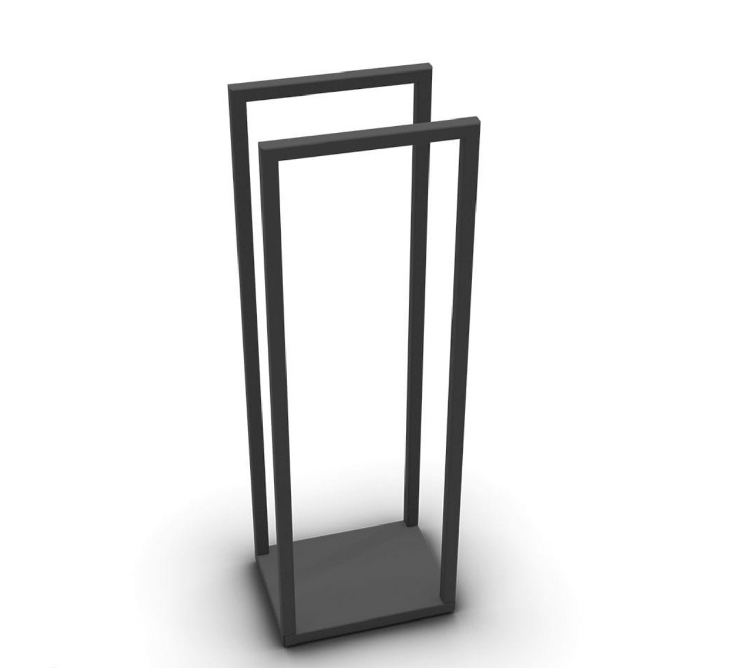 XXL Tall modern minimalist steel tower log holder