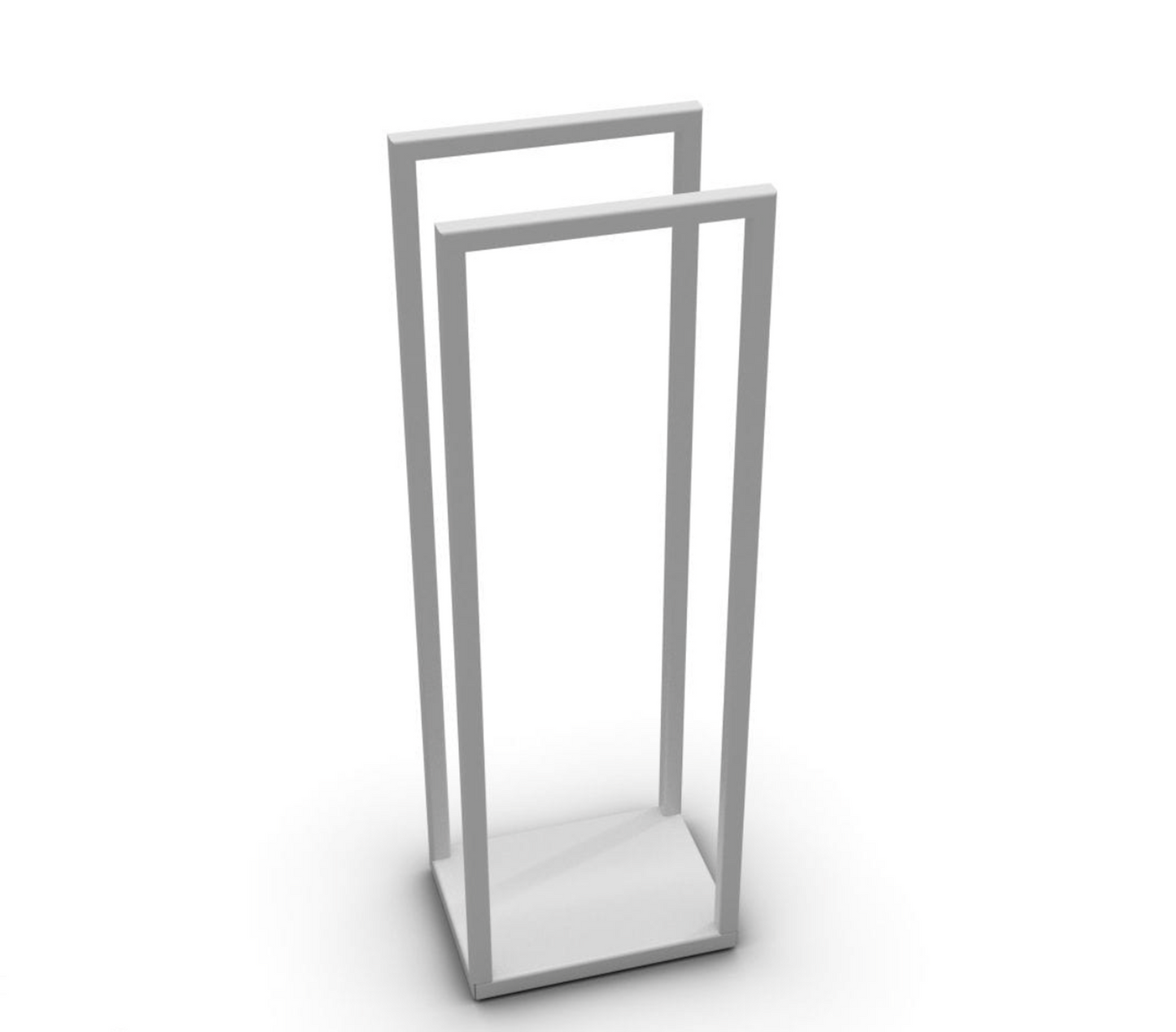 XXL Tall modern minimalist steel tower log holder