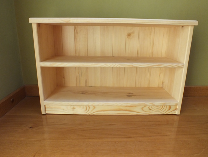 c16 Rustic Handmade Wooden Shoe Rack – Two-Tier Storage Shelf