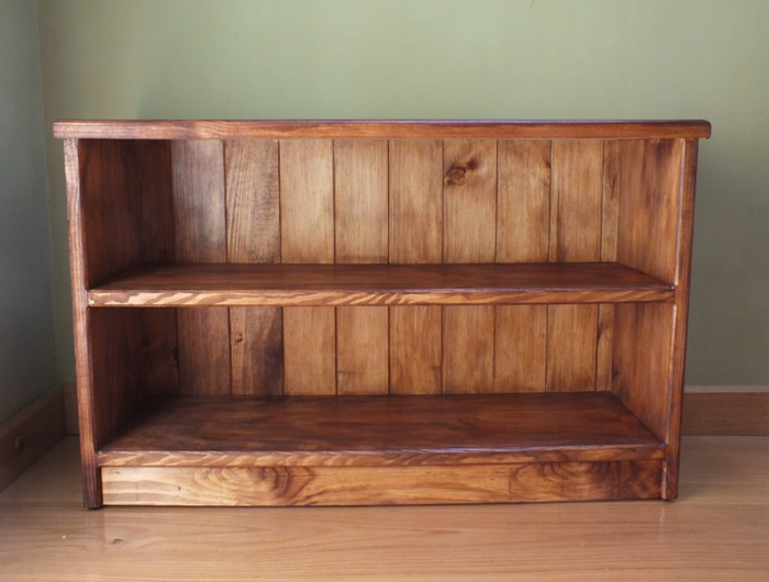 c16 Rustic Handmade Wooden Shoe Rack – Two-Tier Storage Shelf