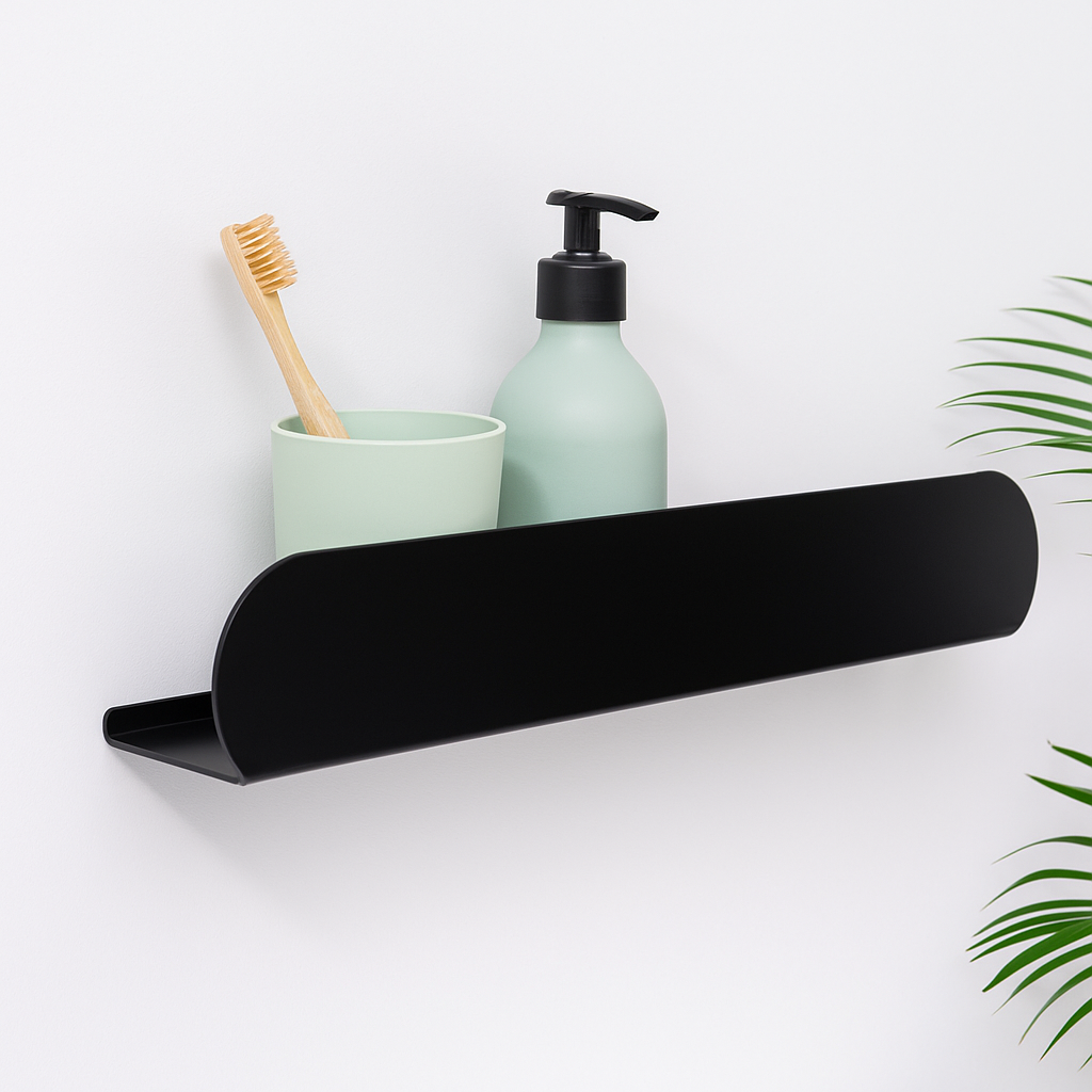 LUVIA Minimalist Wall Shelf – Sleek Storage for Modern Bathrooms