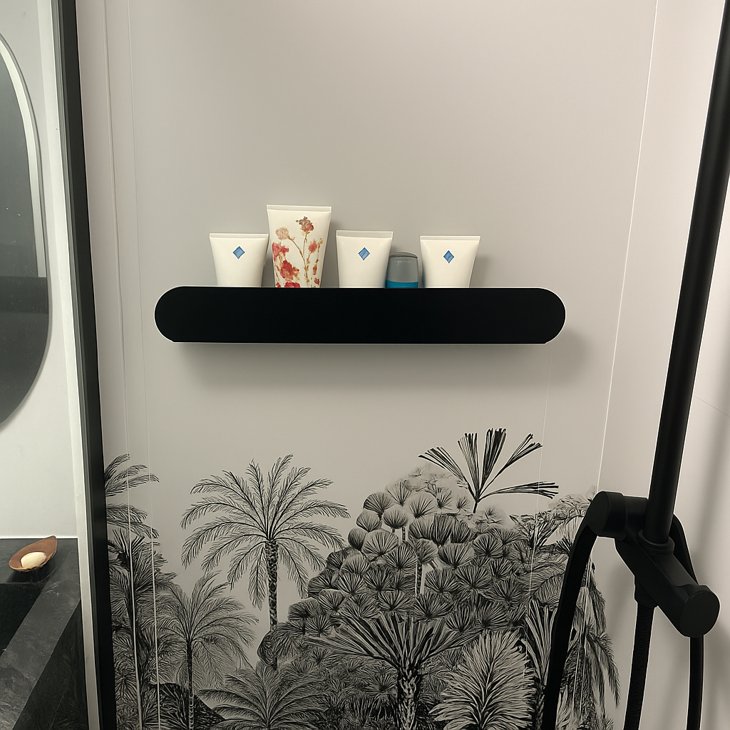 LUVIA Minimalist Wall Shelf – Sleek Storage for Modern Bathrooms