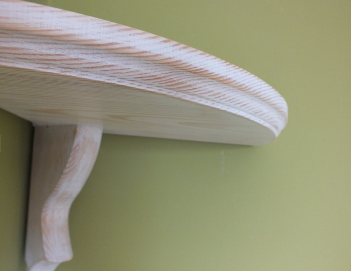 s27 Handcrafted Wooden Corner Wall Shelf – Rustic Elegance for Every Nook