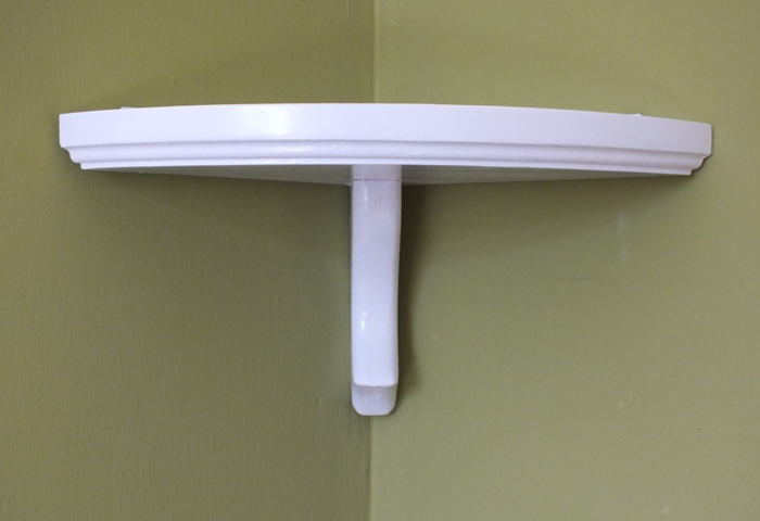 s27 Handcrafted Wooden Corner Wall Shelf – Rustic Elegance for Every Nook