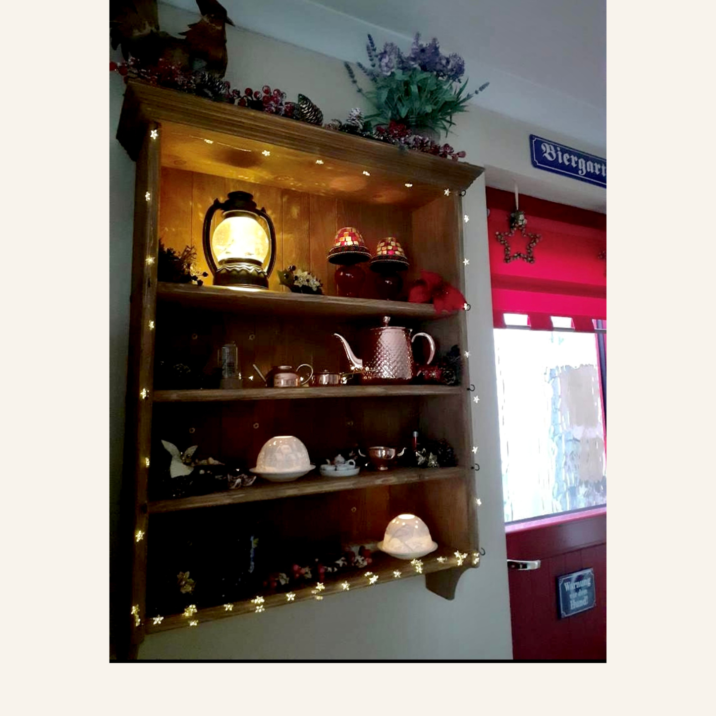 Camille — Rustic Kitchen Display Shelf