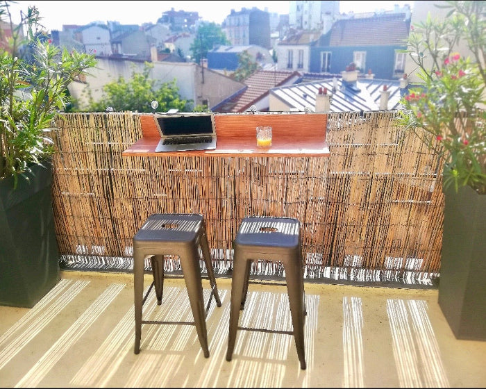 t5a 🪴 Balcony Bar Table – Compact Outdoor Counter for City Views