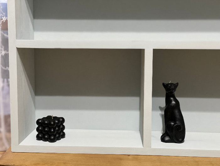 AMY Modern Wall-Mounted Cube Shelf – Wood Display & Storage Unit