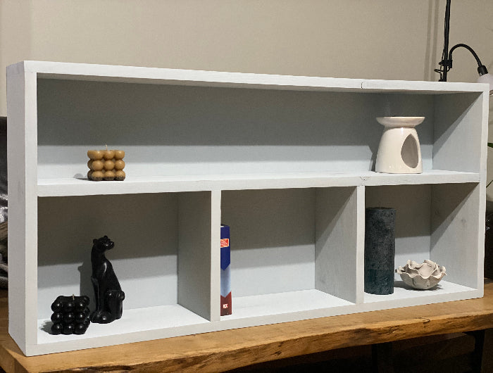 AMY Modern Wall-Mounted Cube Shelf – Wood Display & Storage Unit