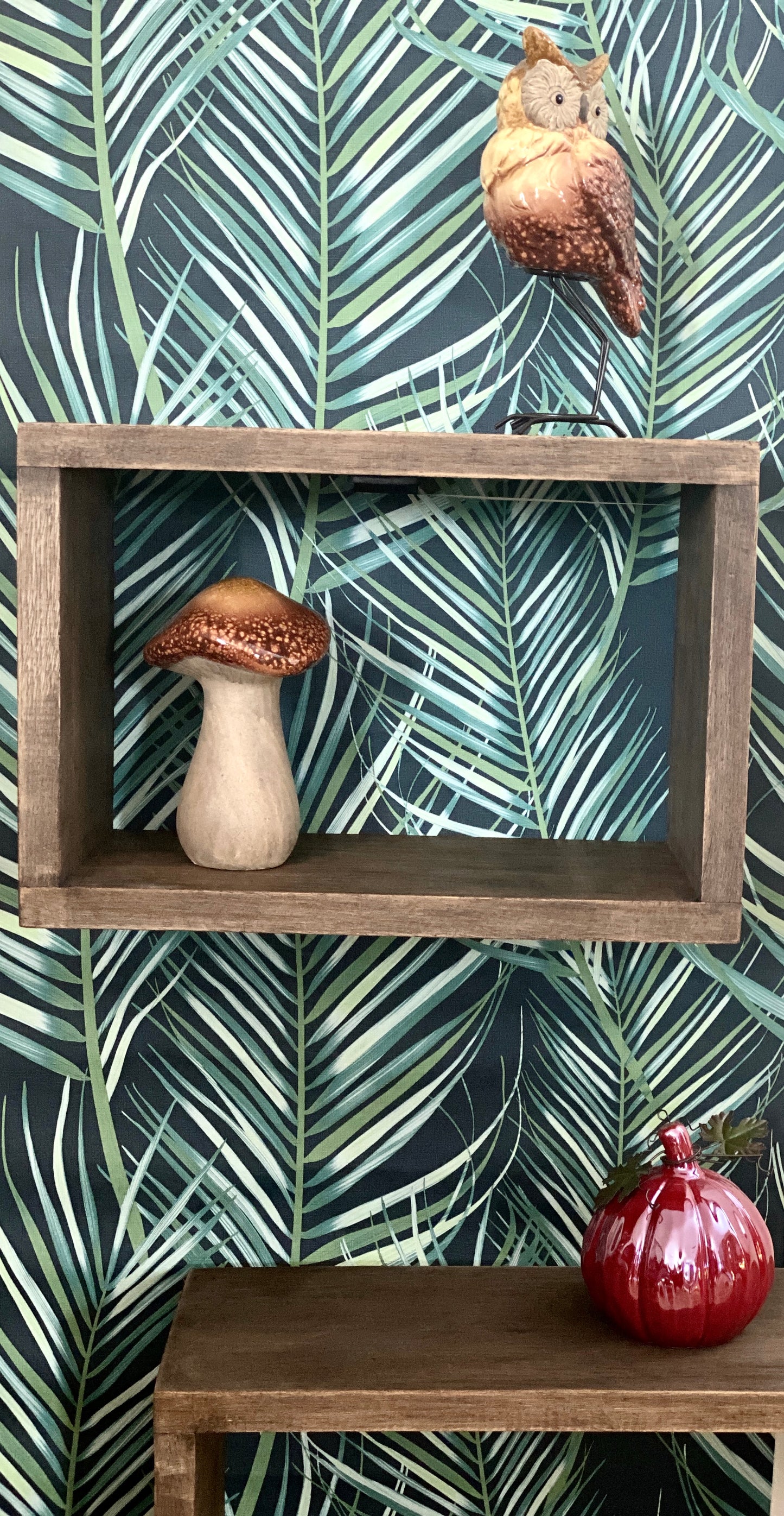 s47 Handmade oak rectangular shelf