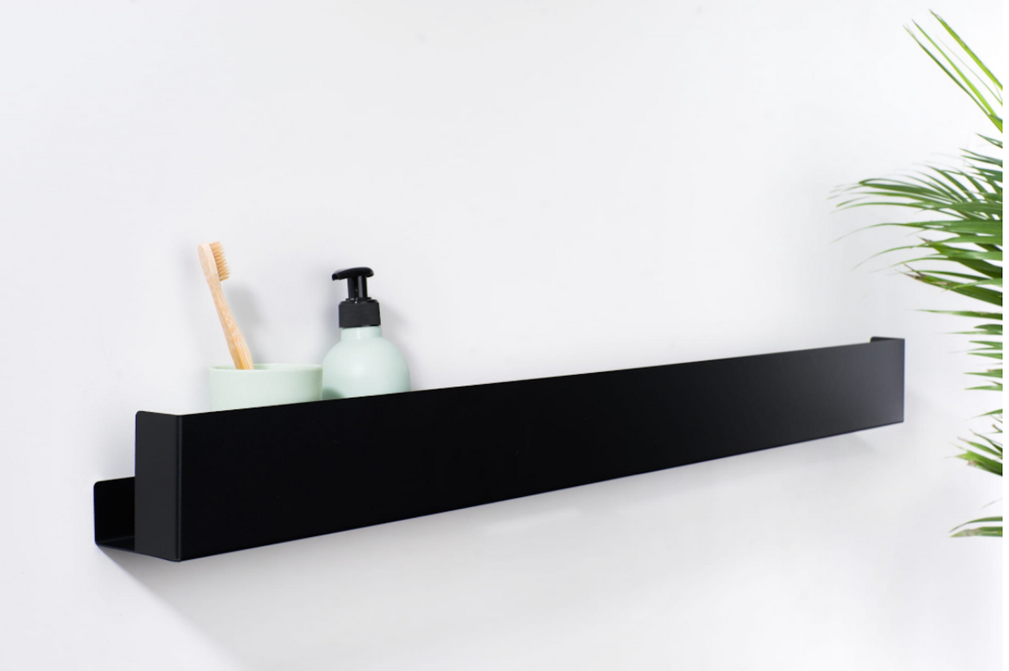 BAIN TWIN Bathroom shelf with towel rack