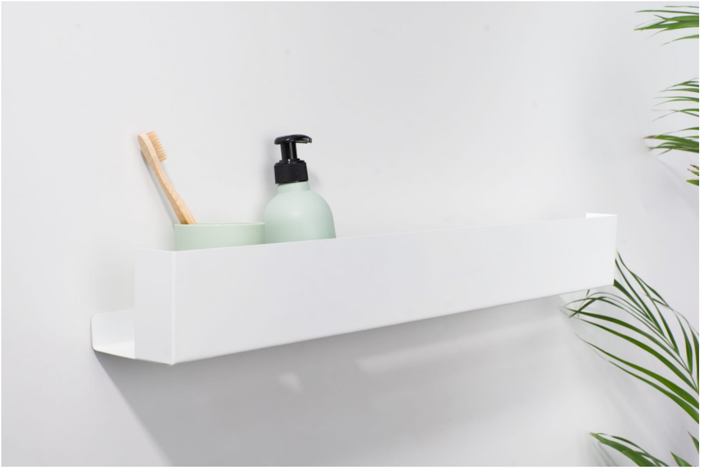 BAIN TWIN Bathroom shelf with towel rack