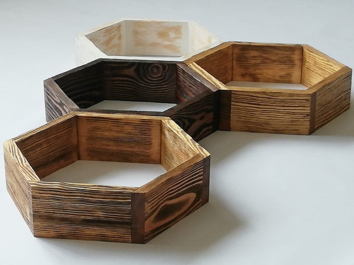 HONEYCOMB Modern Hexagon Wall Shelf – Minimalist Geometric Display