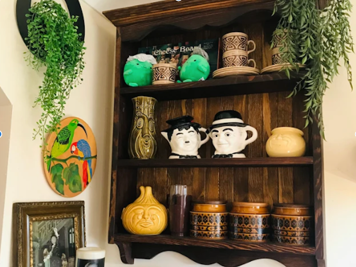 m57 Cottage Wall Shelf – Solid Pine Three-Tier Display Unit