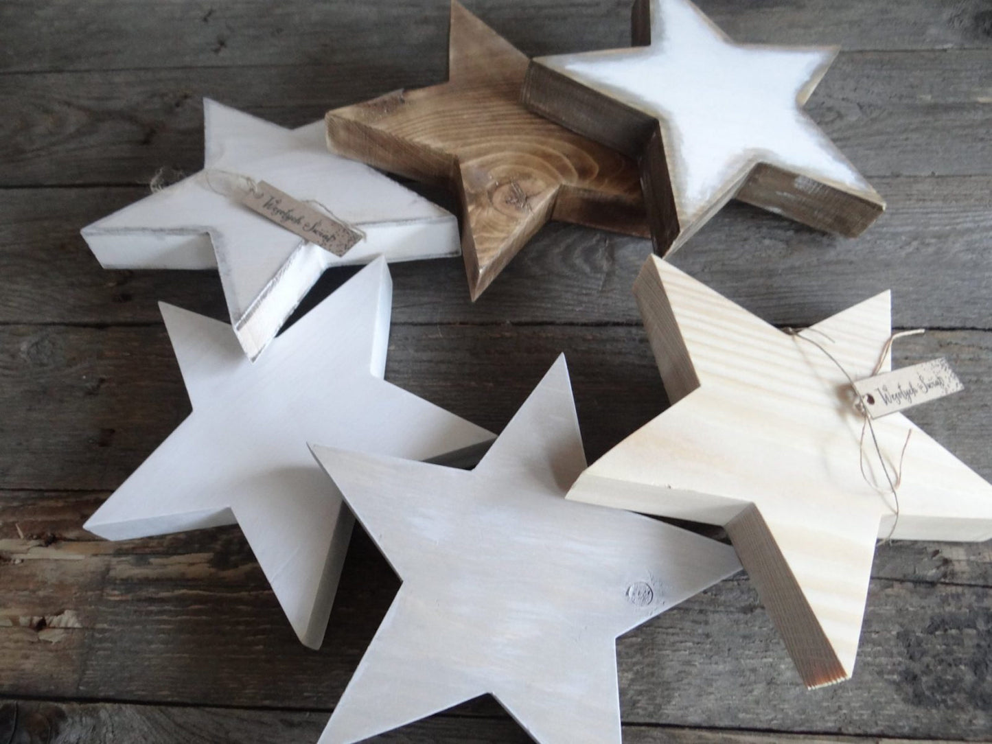 Wooden handmade star