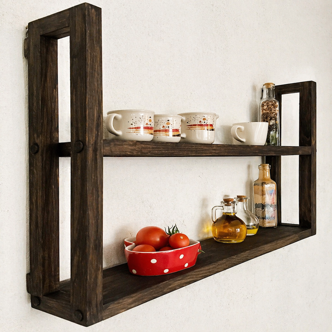 Eloi — Solid Wood Wall Shelf
