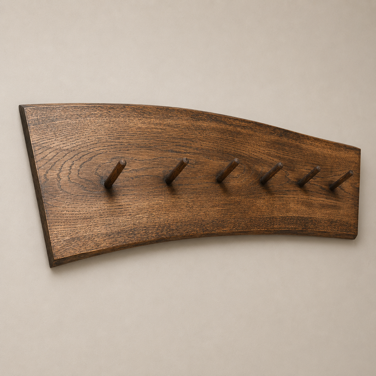 Marceau – Rustic Solid Oak Coat Rack