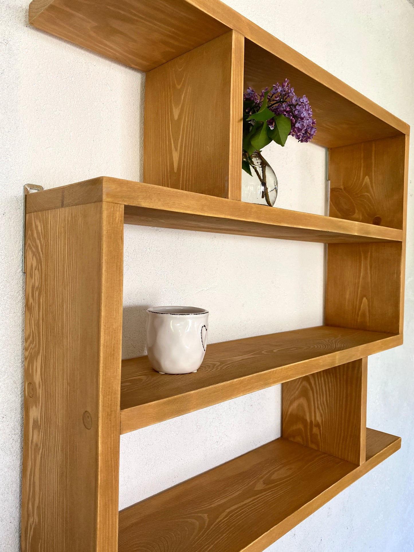 s61 Modern designed bookshelf made of solid pine