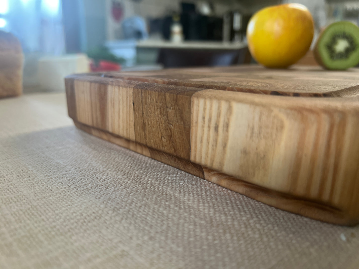 EndGrain chopping board | Oak/Ash wood chopping board | Oak and Ash end-grain cutting board