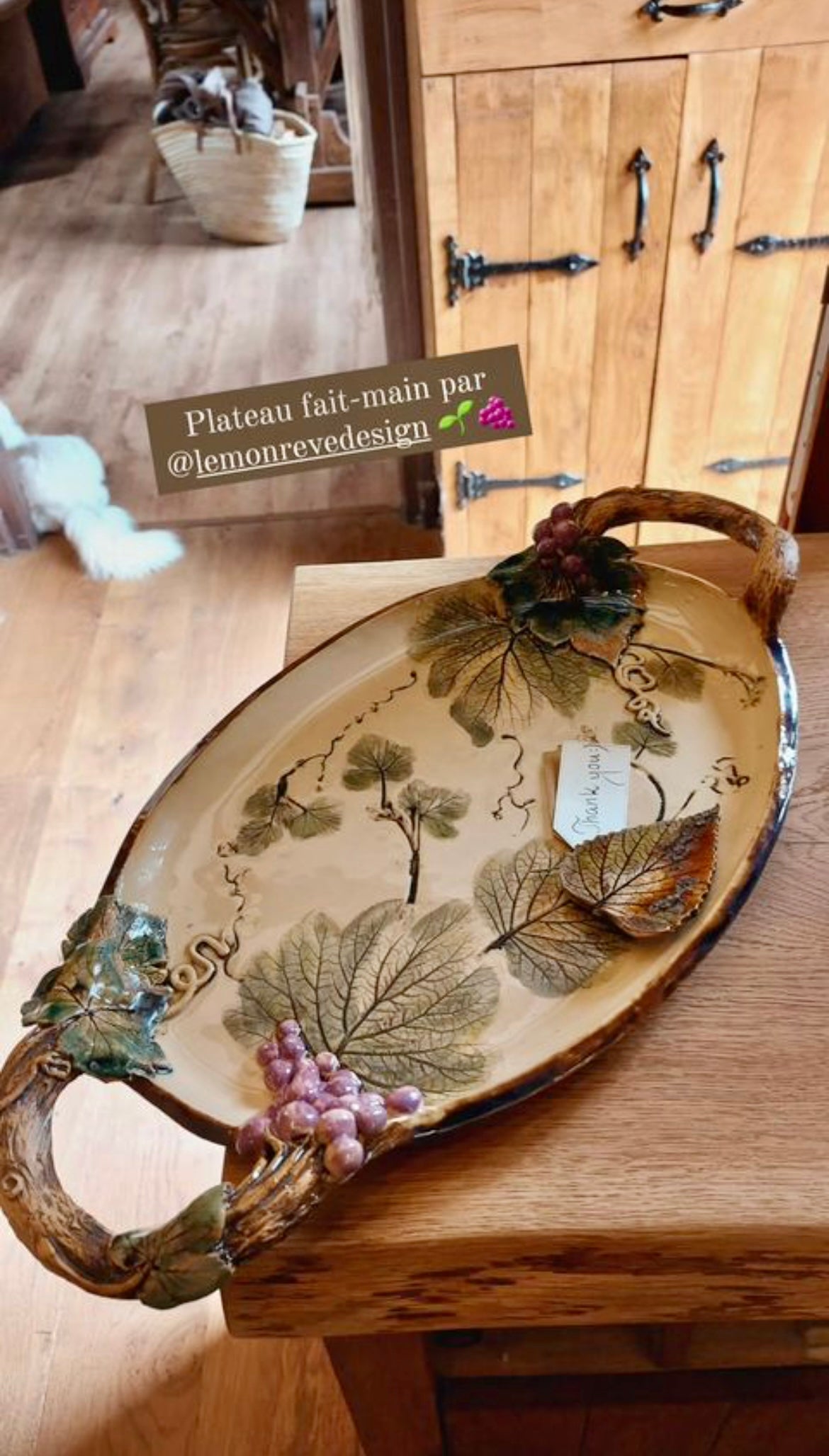 GRAPES  Handcrafted ceramic collection