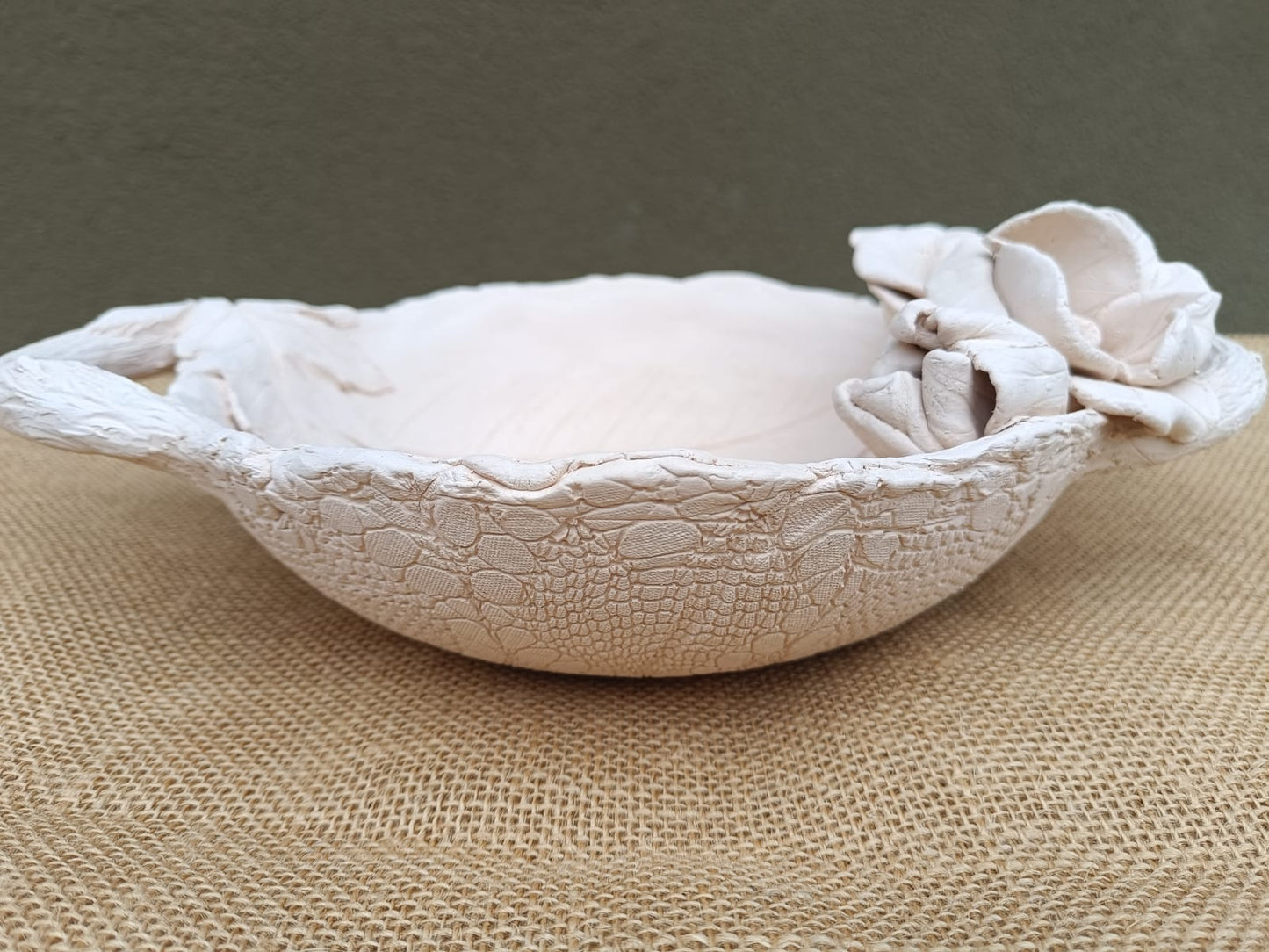 POPPIES  Ceramic bowl with handcrafted poppies