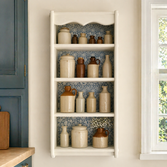 Emilien — Jars & Bottle Display Wall Shelf