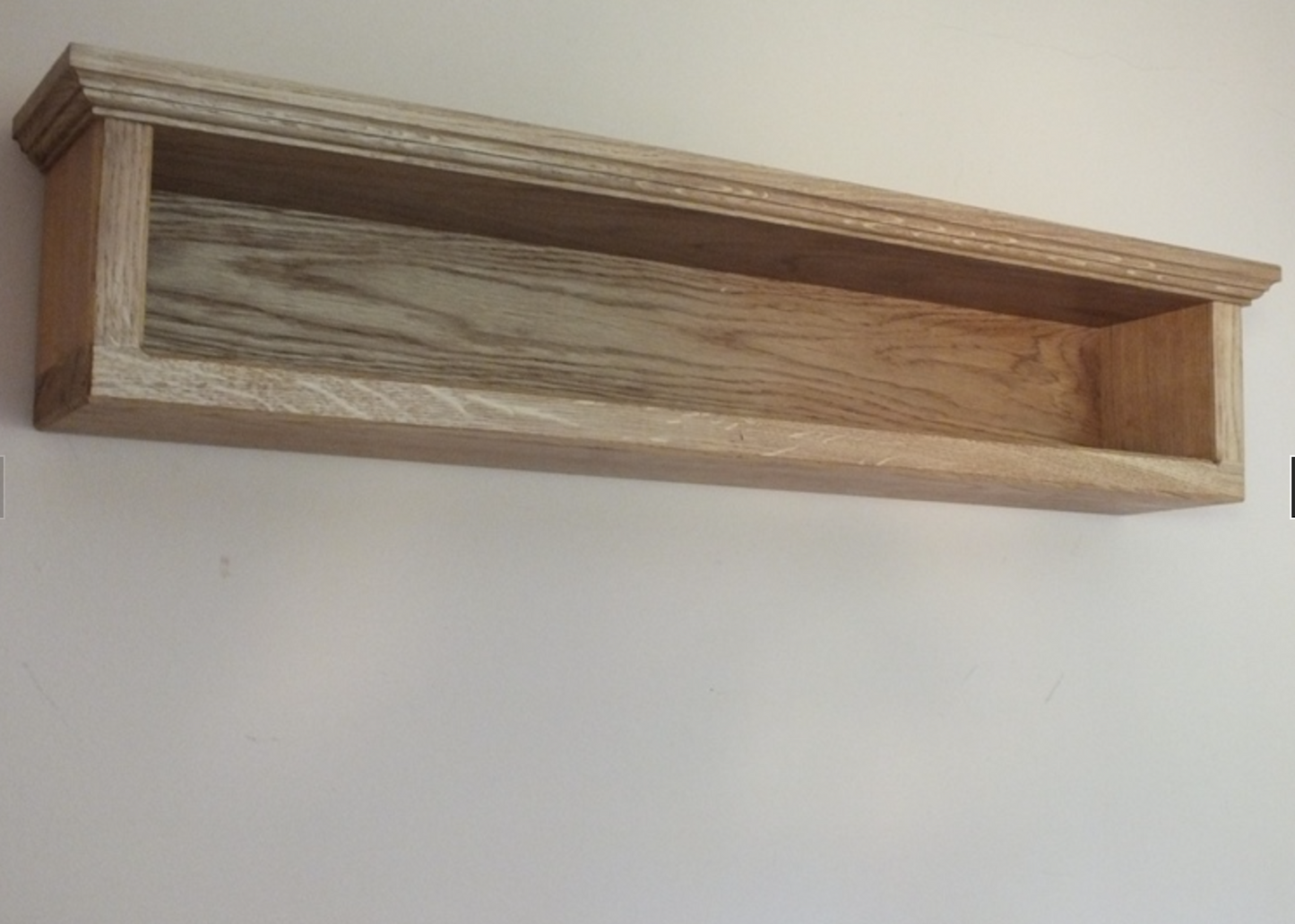 s78 Armoire de cuisine murale à suspendre pour tasse à thé/café en bois dur massif - chêne