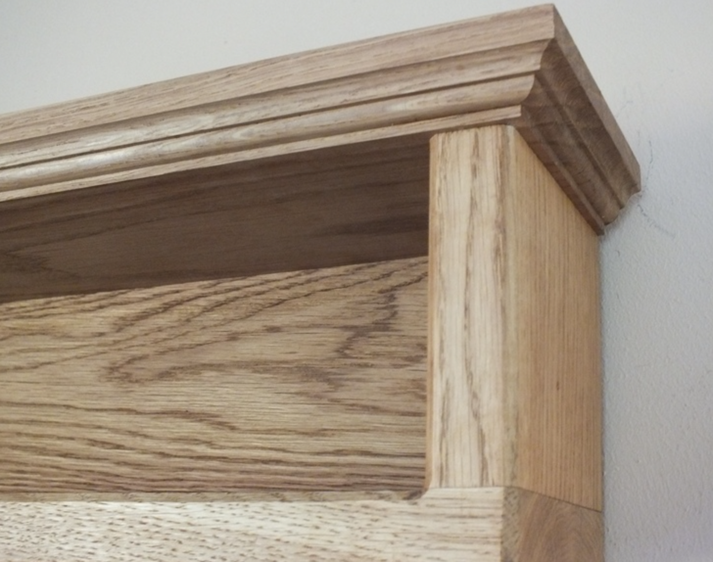 s78 Armoire de cuisine murale à suspendre pour tasse à thé/café en bois dur massif - chêne