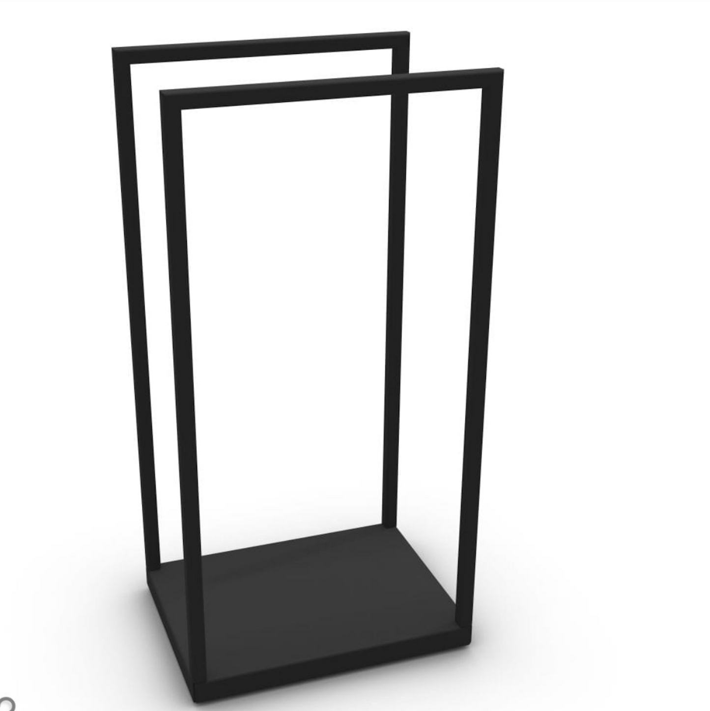 XL Medium modern minimalist steel tower log holder
