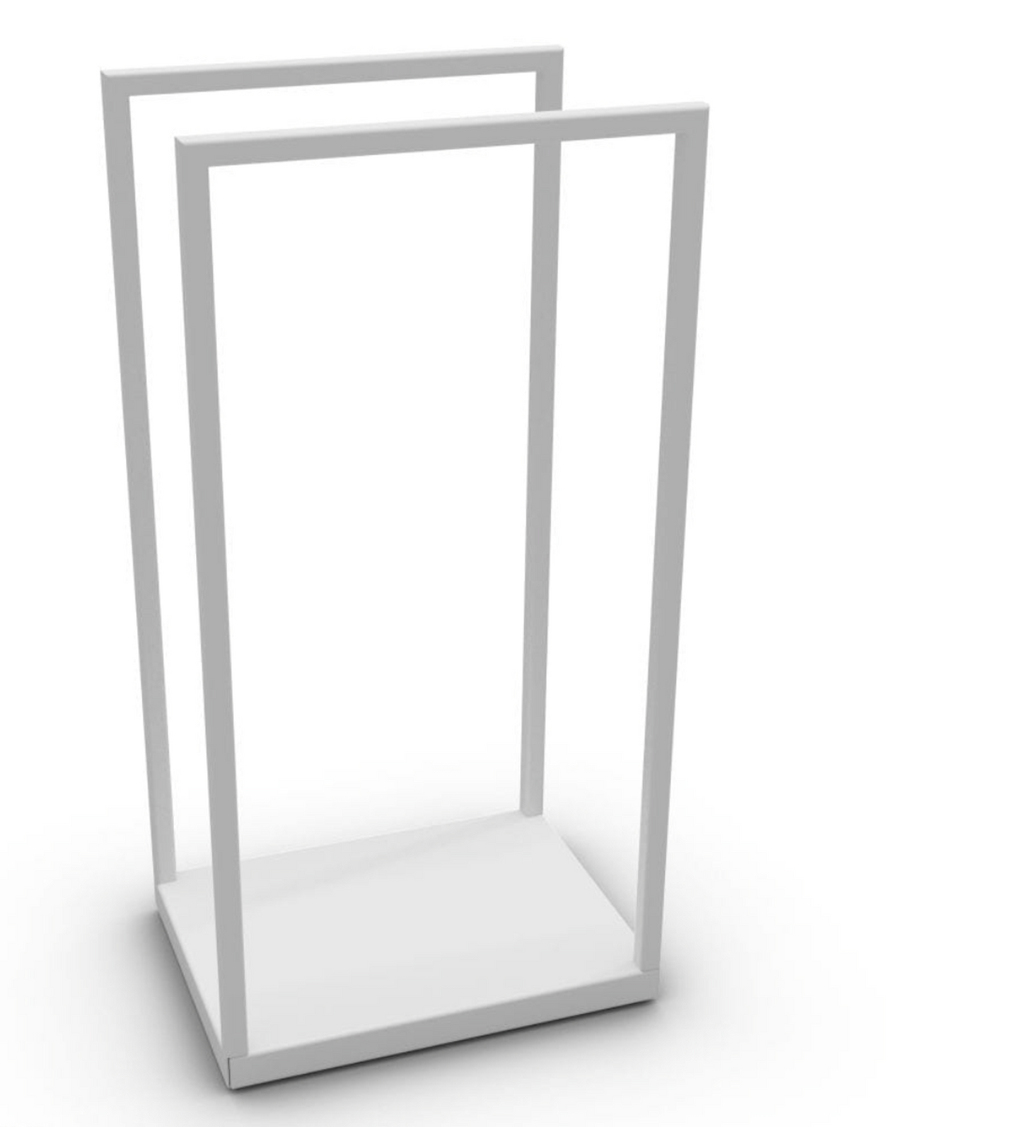 XL Medium modern minimalist steel tower log holder