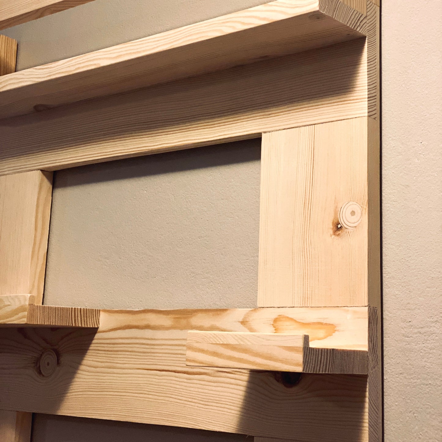 Gaspard — Wall-Mounted Kitchen Shelf Rack with Hooks & Glass Holder