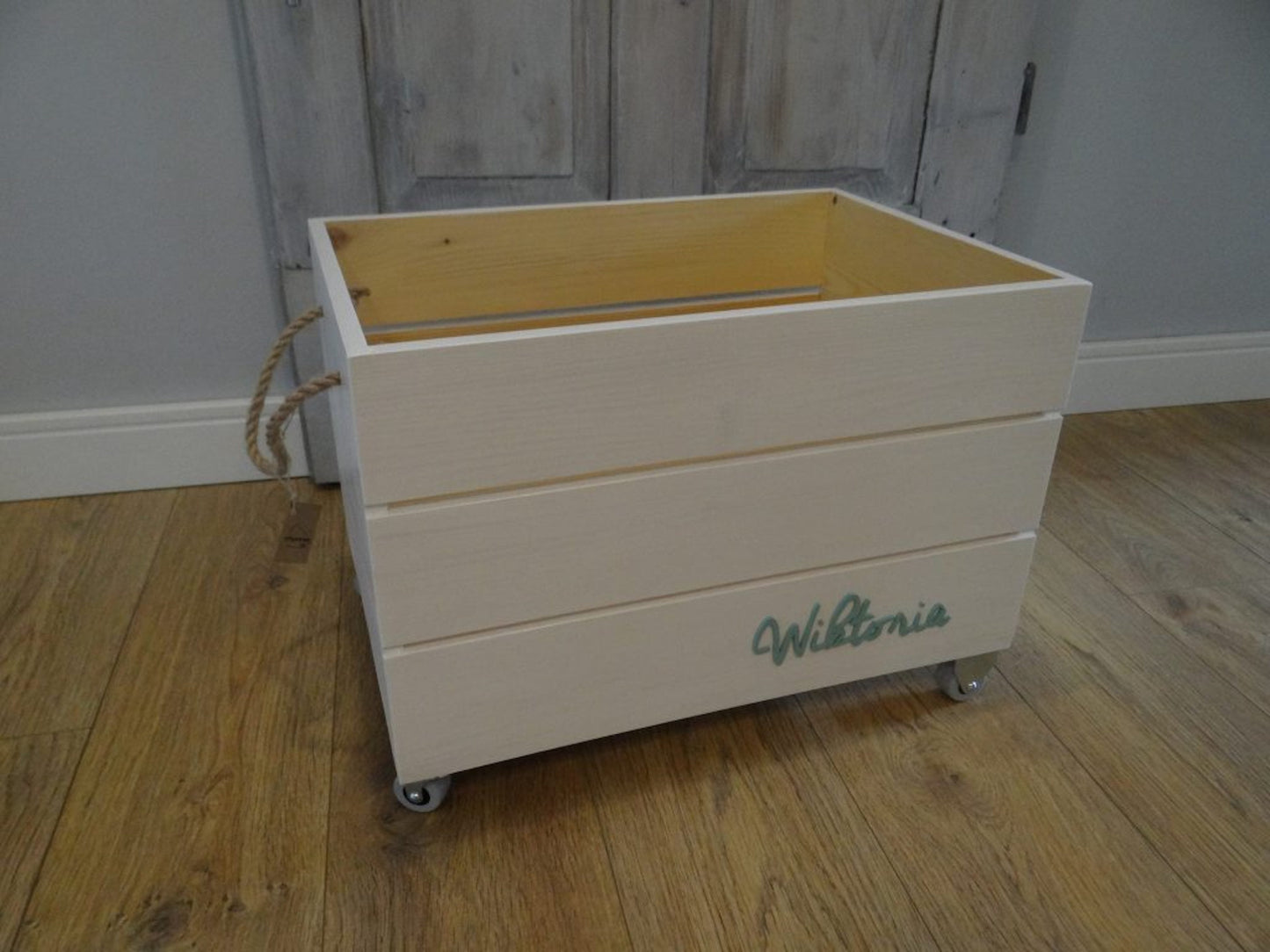 Wilma — Wooden Toy Box on Wheels