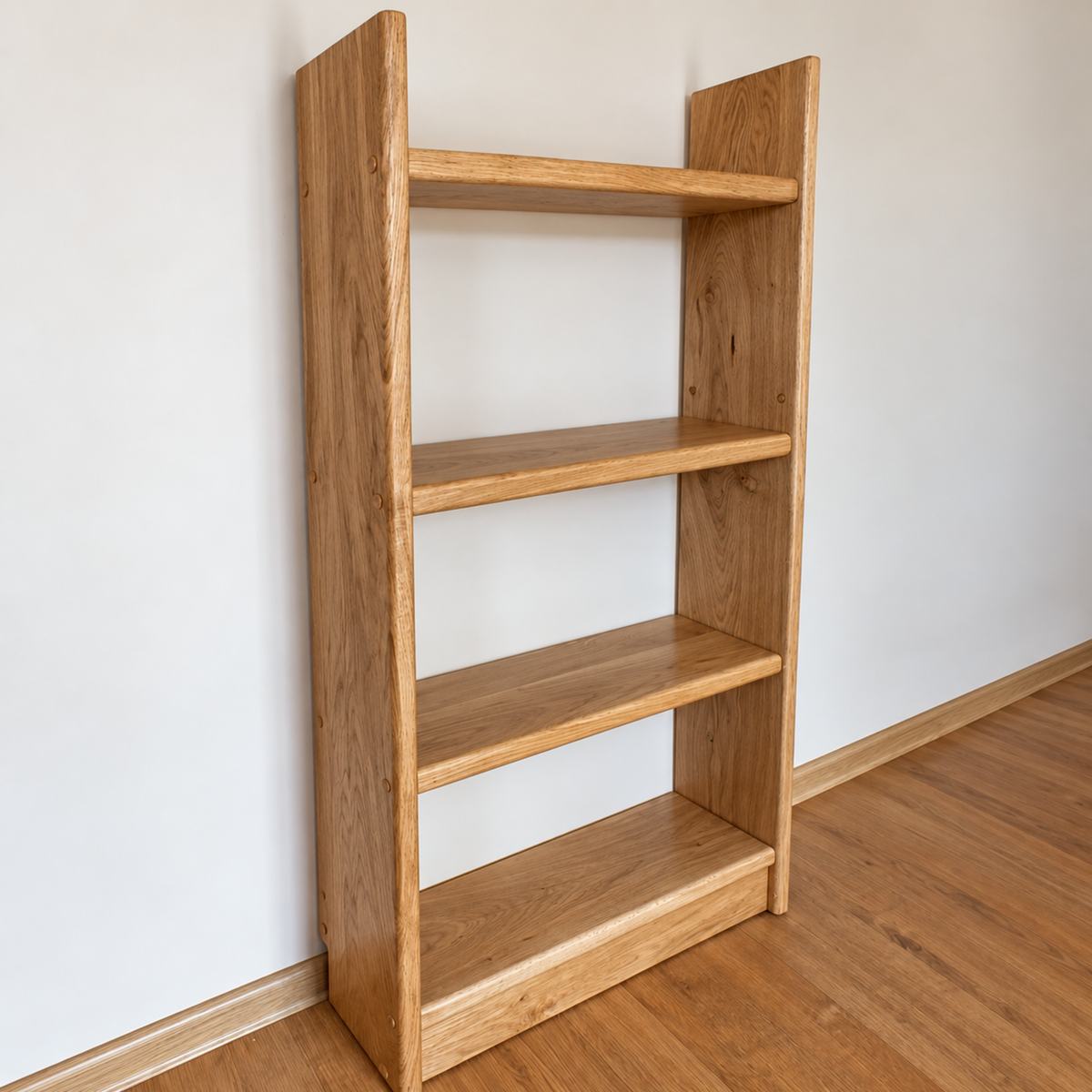Theophile — Solid Oak Freestanding Bookcase