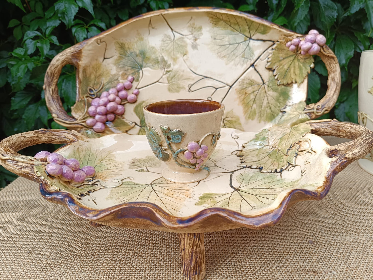 GRAPES  Handcrafted ceramic collection
