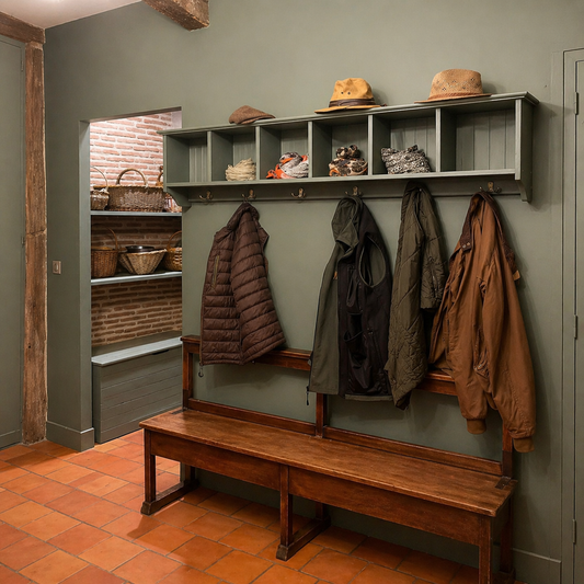Hearth XL — Wall Shelf with Hooks