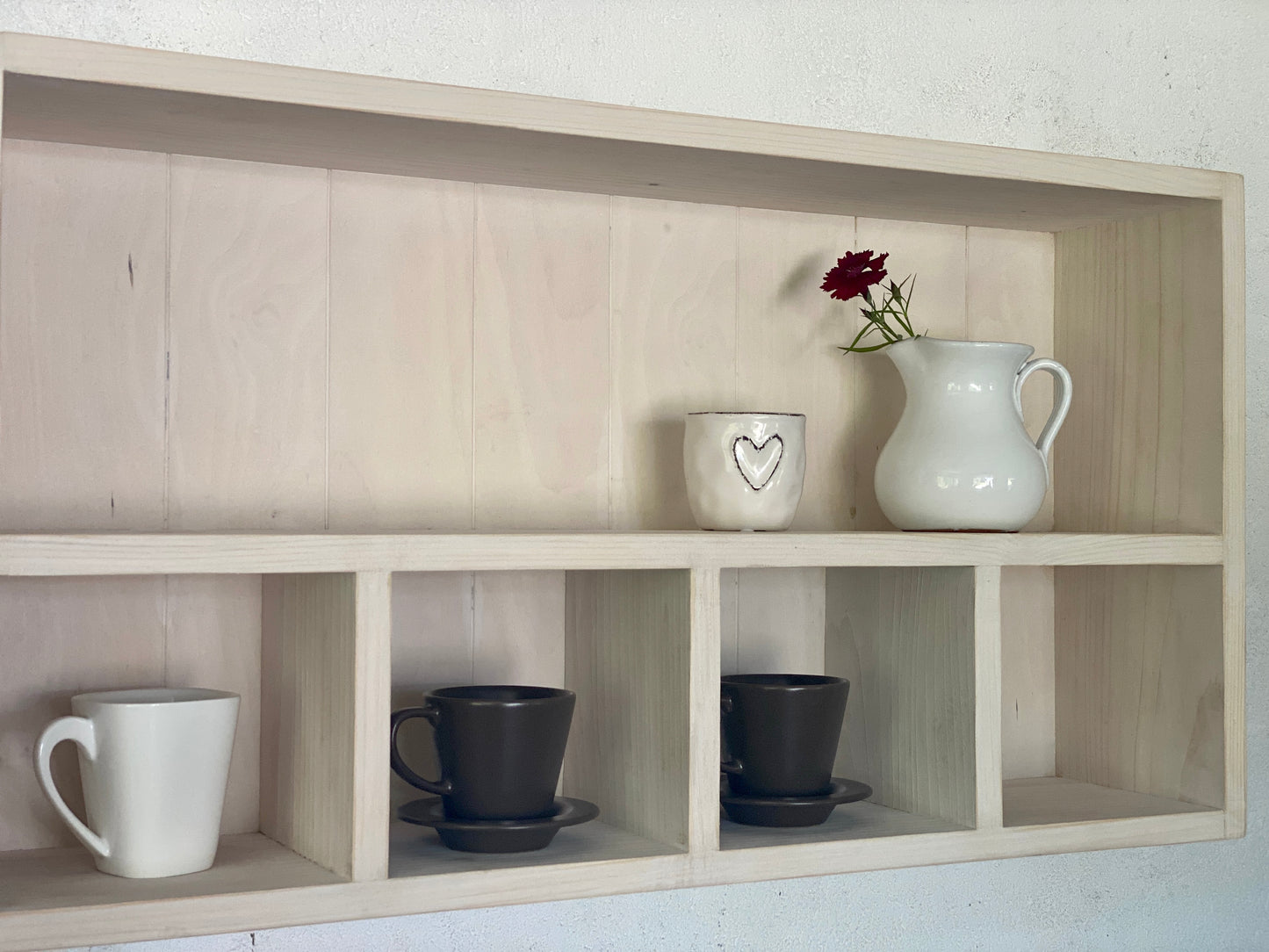 Armoire murale à compartiments ouverts s50 | Armoire design scandinave