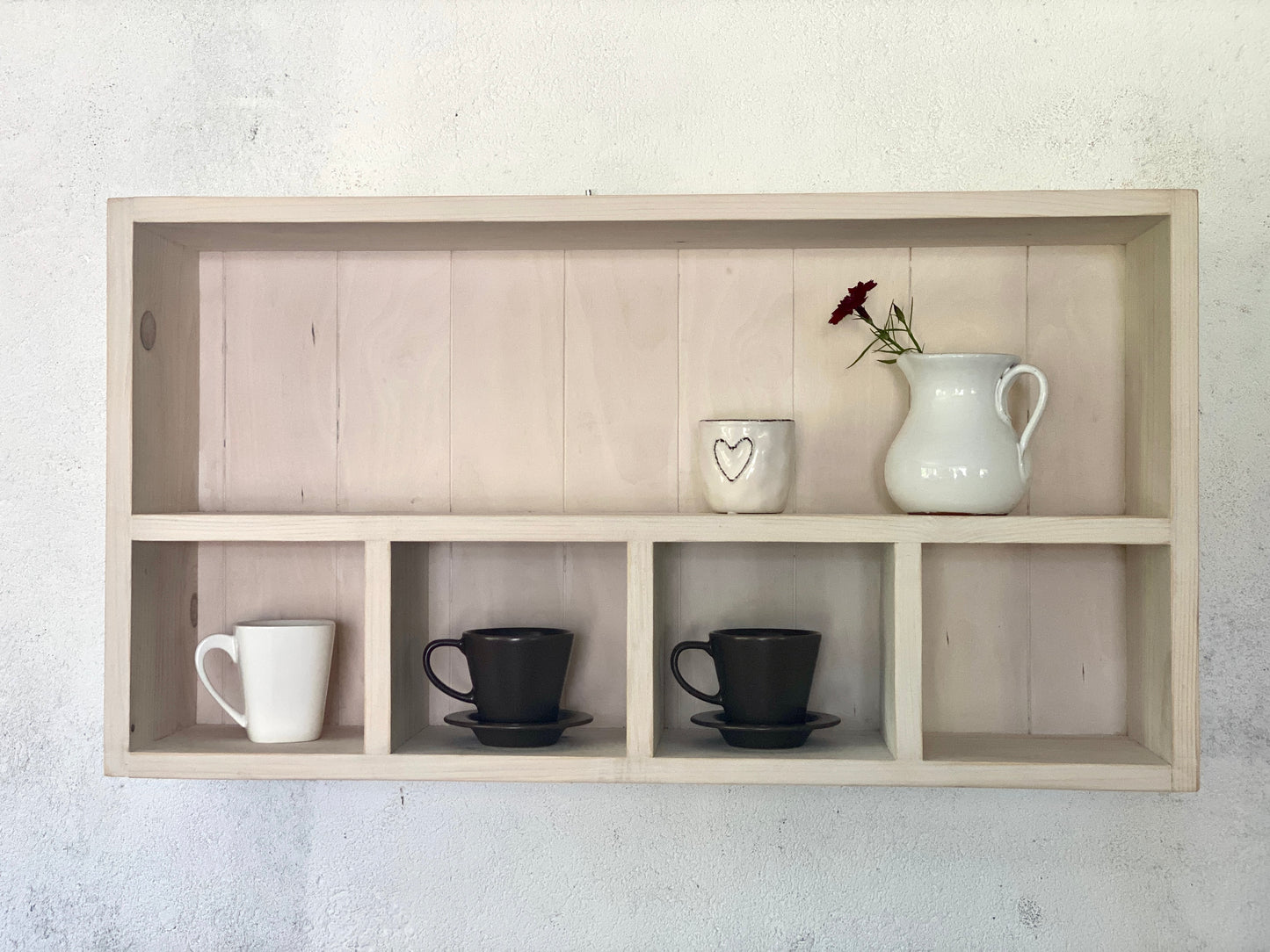 Armoire murale à compartiments ouverts s50 | Armoire design scandinave