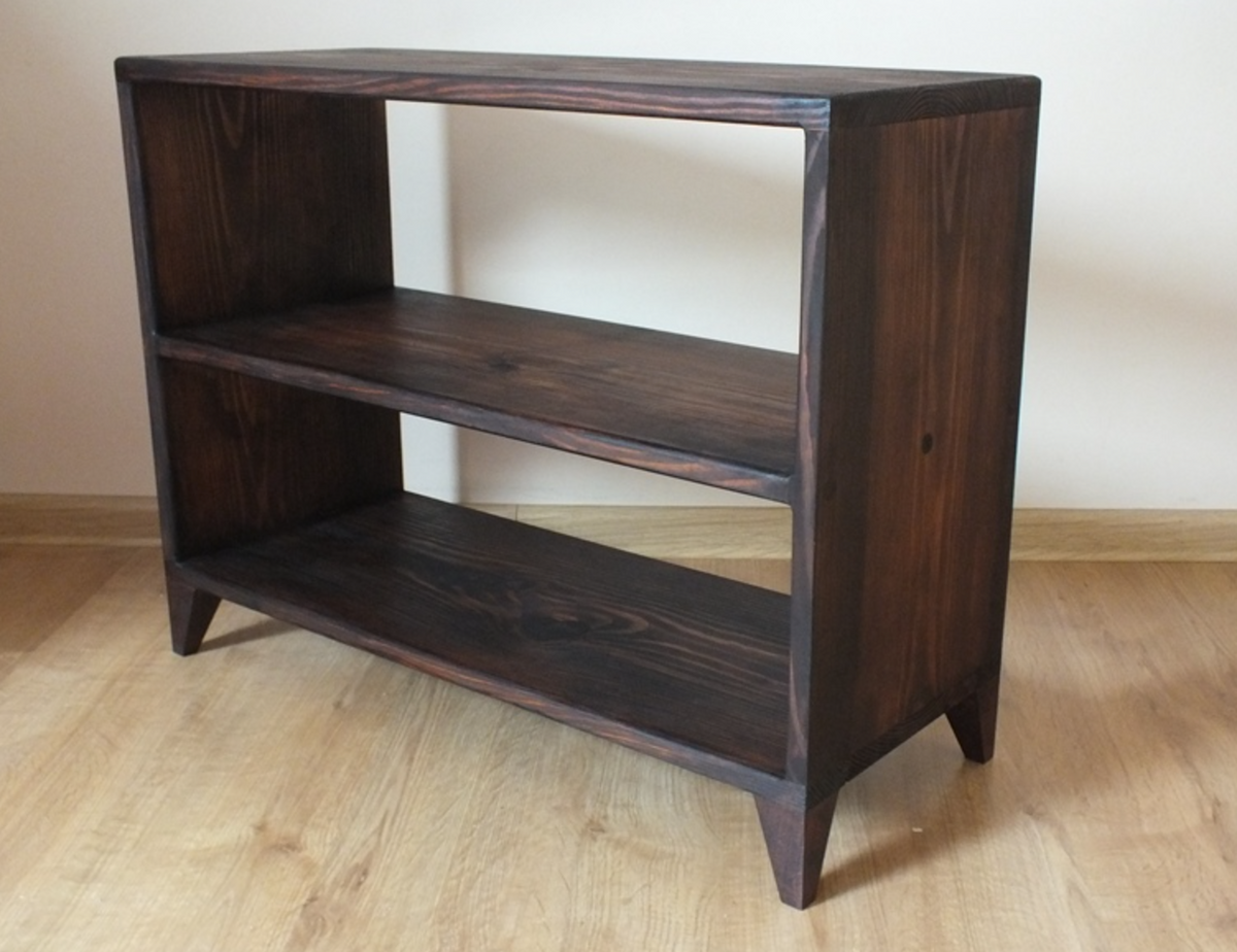Lucile — Solid Pine Freestanding Shelf