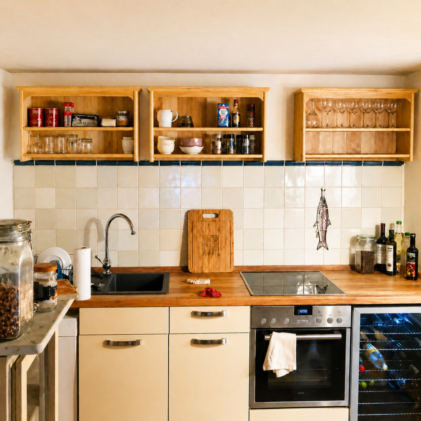 Noe — Wall Shelf with Back Panel