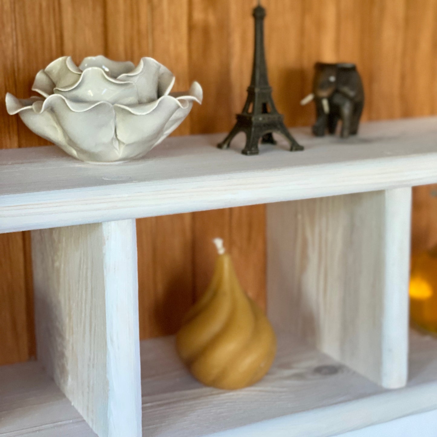 Marceline — Two-Tone Kitchen Shelf Cabinet