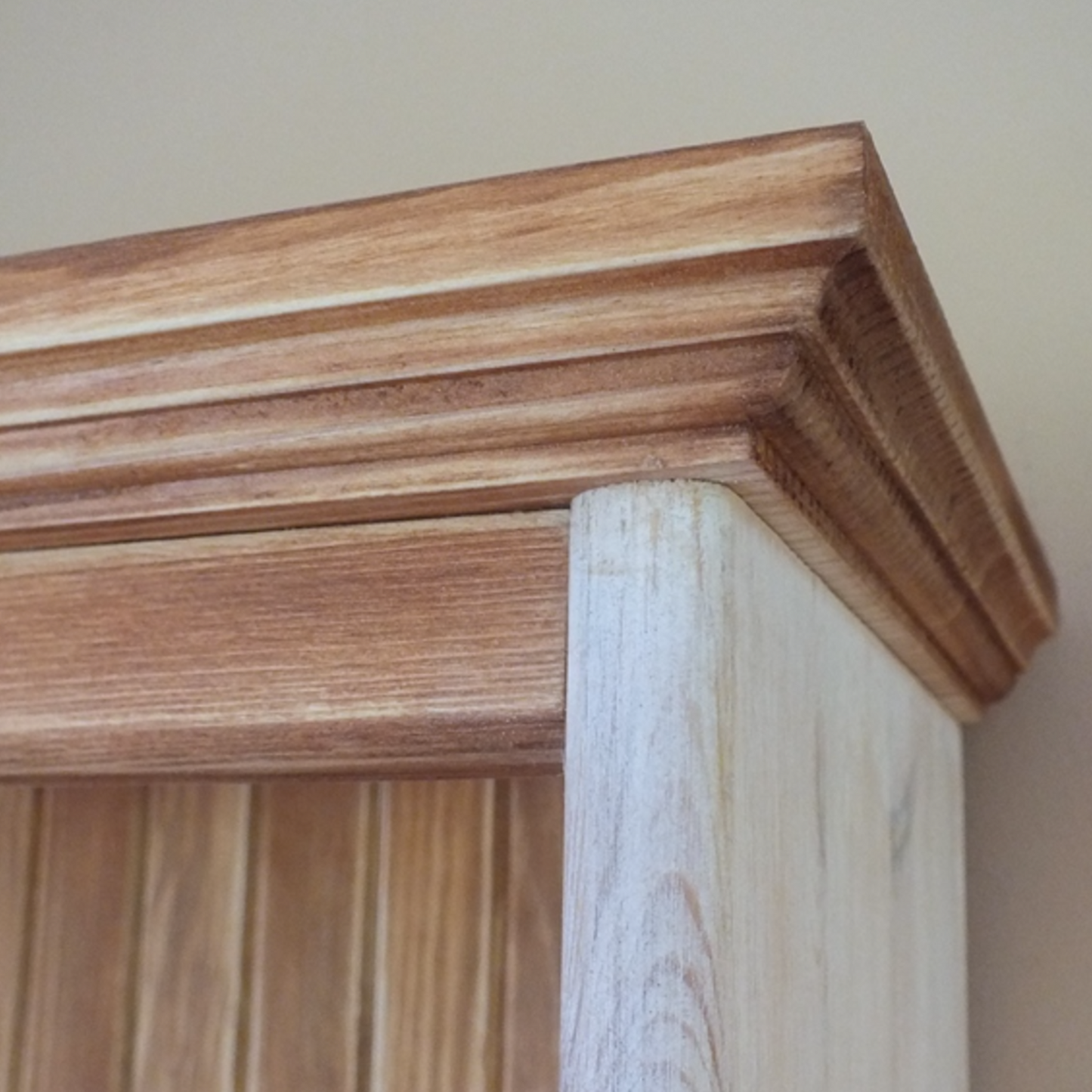Marceline — Two-Tone Kitchen Shelf Cabinet