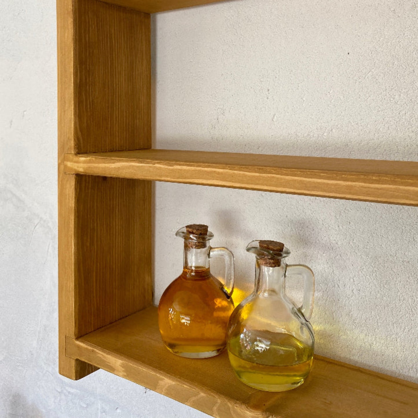 Chiara — Wall-Mounted 2-Tier Wooden Shelf