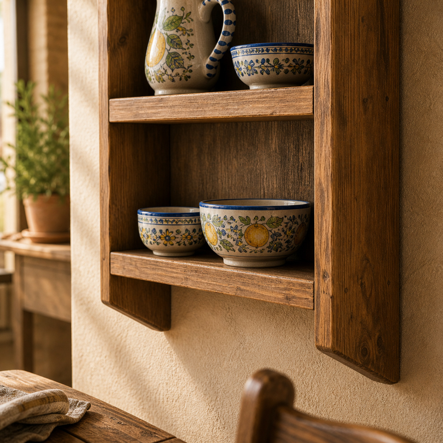Lino — Wooden Wall Shelf